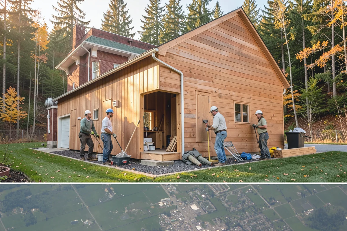 Vapor Barrier Installation in Enumclaw, King County, WA - Vapor barriers can be installed any season and are especially valuable ahead of the wet Northwest winter.