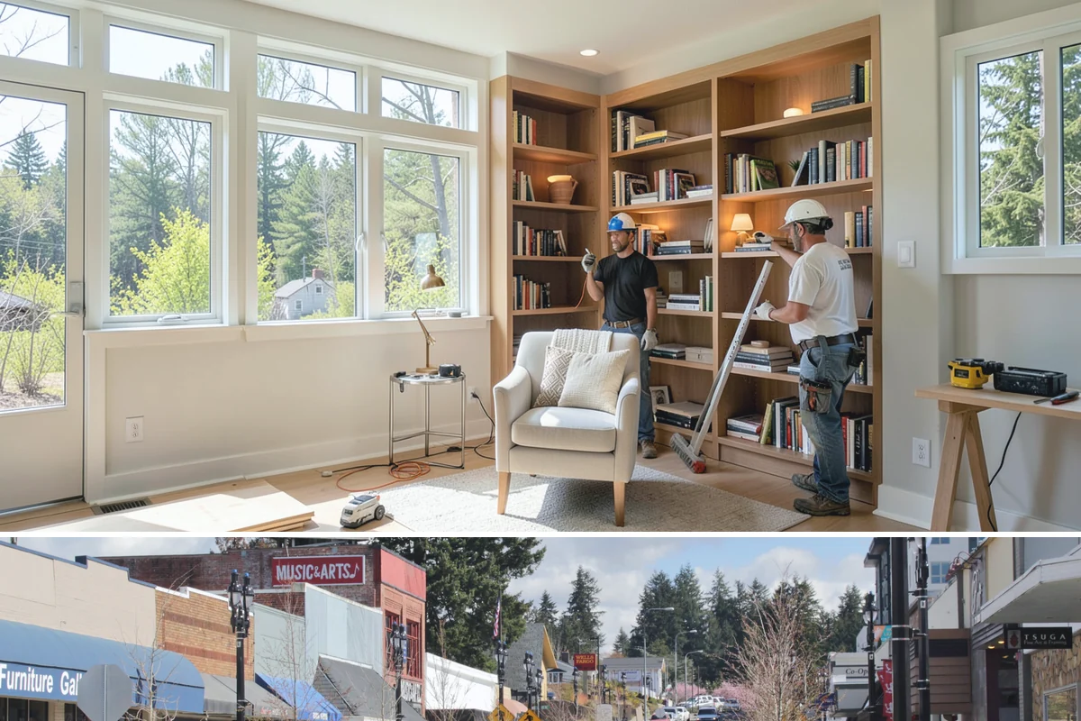 Venting Skylight Installation in Bothell, King County, WA - We install venting skylights during dry weather so the opening and flashing stay protected until sealed.