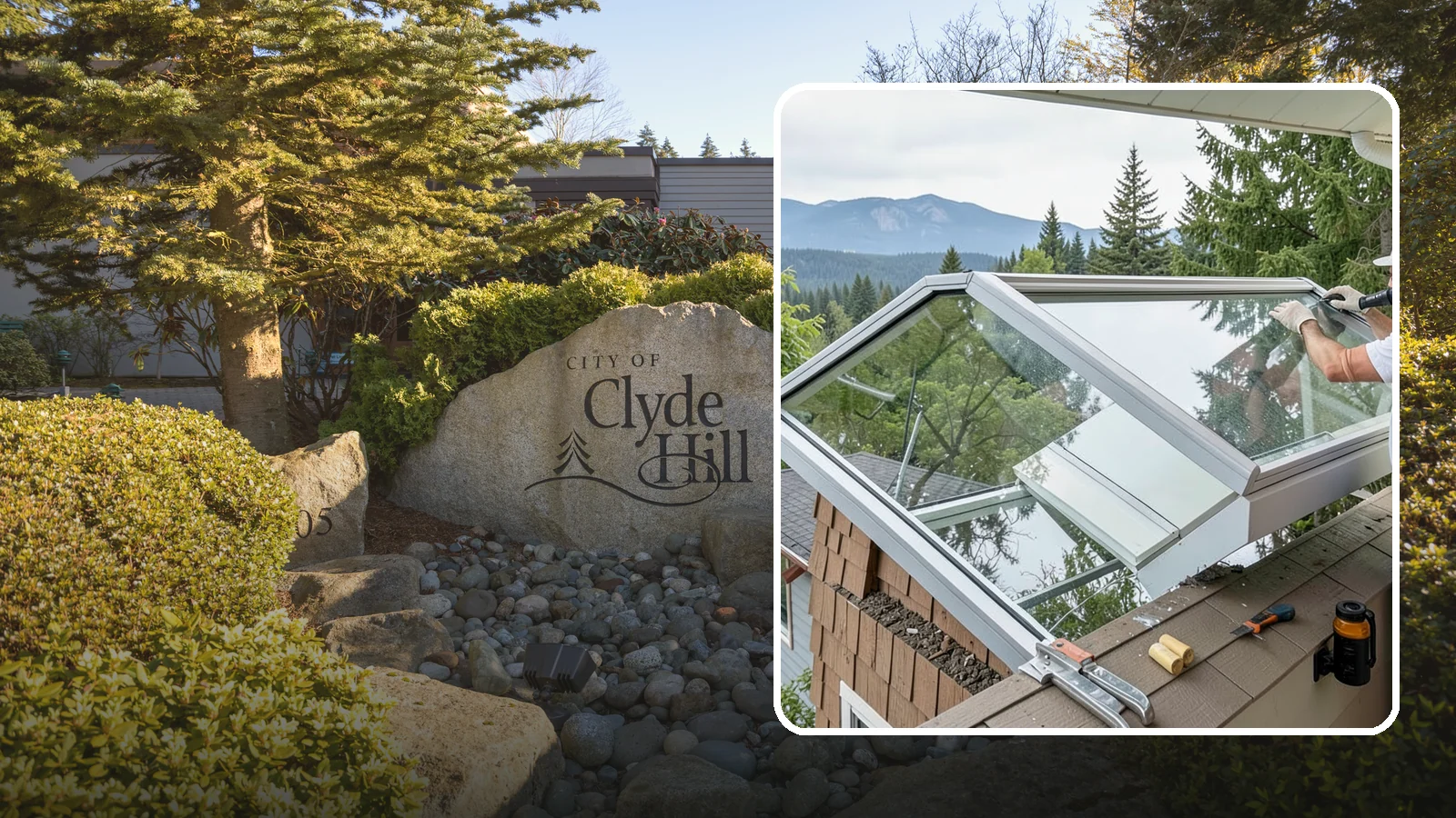 Venting Skylight Installation in Clyde Hill, King County, WA - Operable skylights that add natural light and release heat and moisture from kitchens and baths.