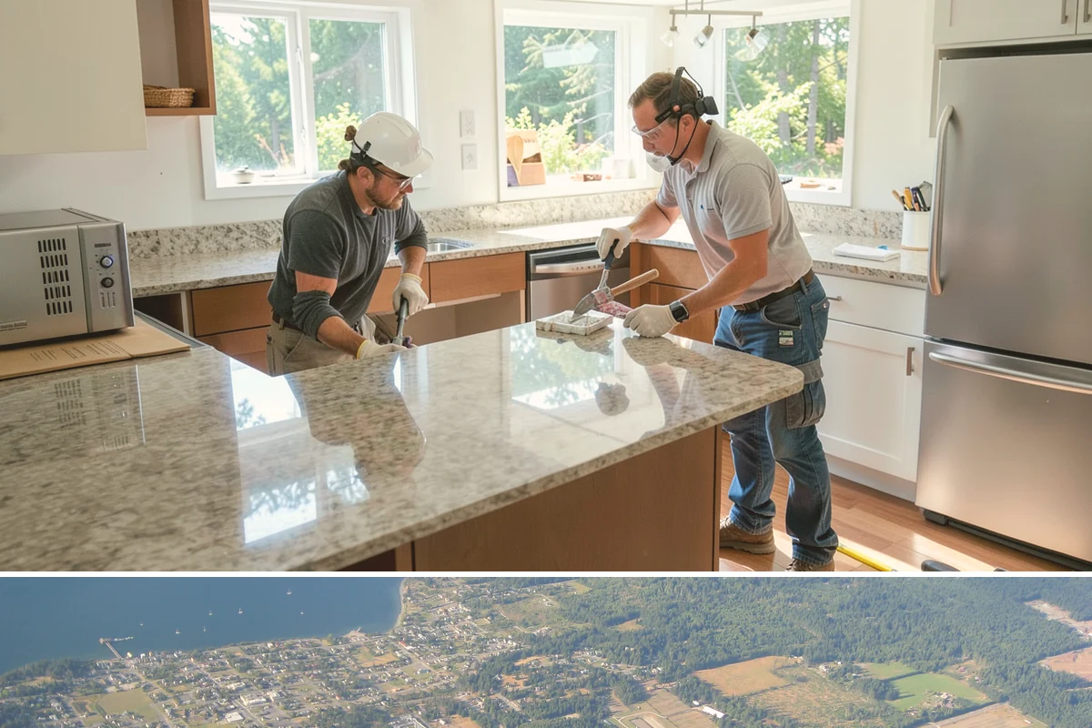 Venting Skylight Installation in Coupeville, Island County, WA - We install venting skylights during dry weather so the opening and flashing stay protected until sealed.