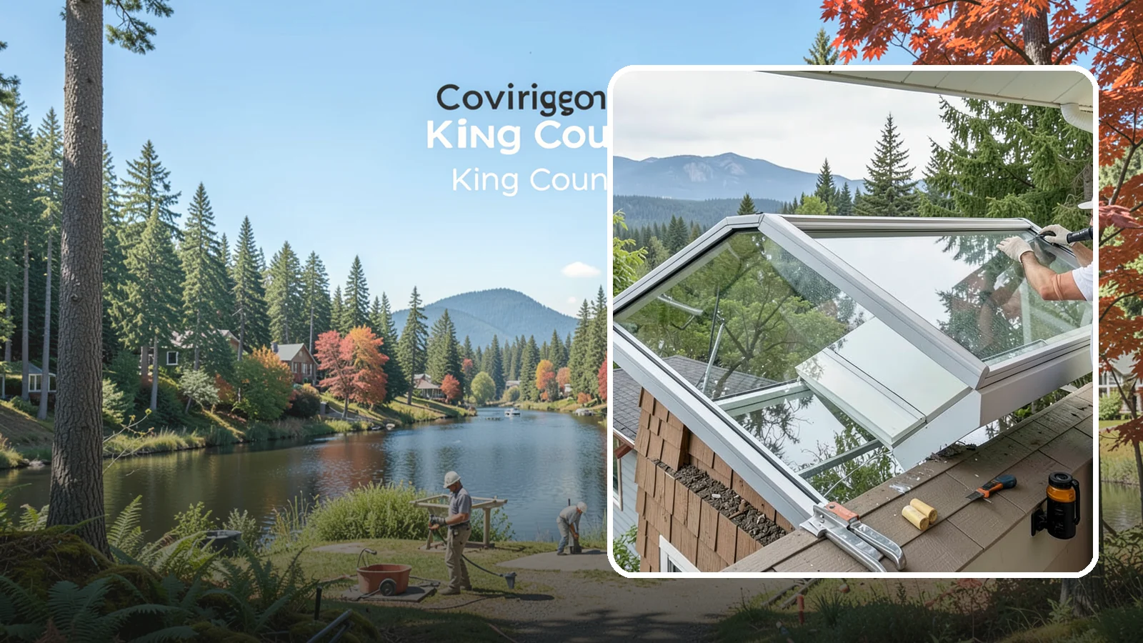 Venting Skylight Installation in Covington, King County, WA - Operable skylights that add natural light and release heat and moisture from kitchens and baths.