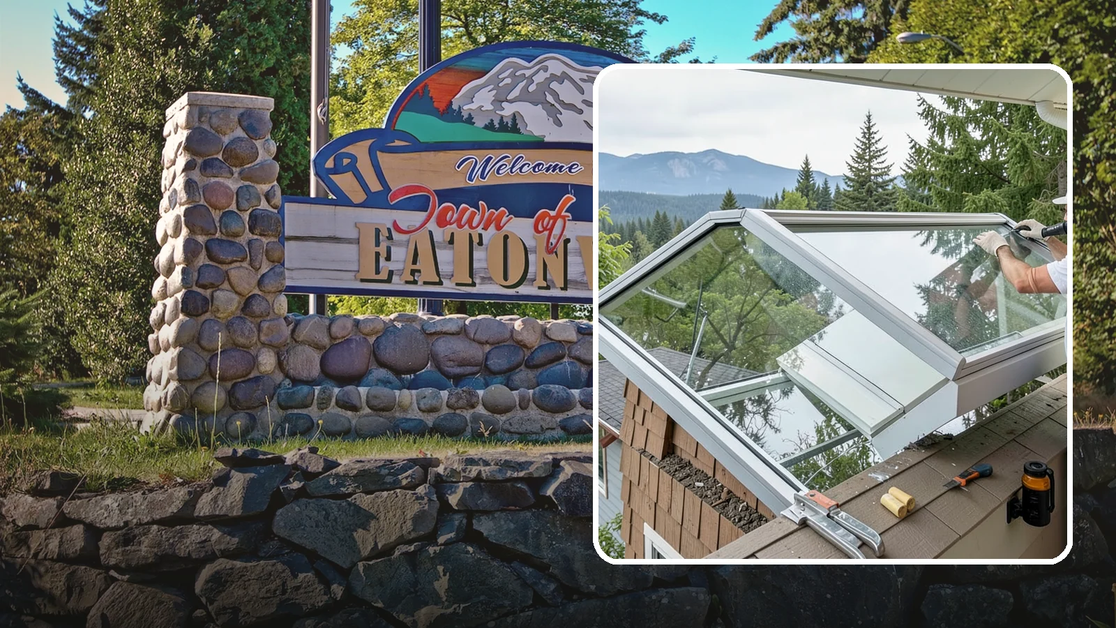 Venting Skylight Installation in Eatonville, Pierce County, WA - Operable skylights that add natural light and release heat and moisture from kitchens and baths.