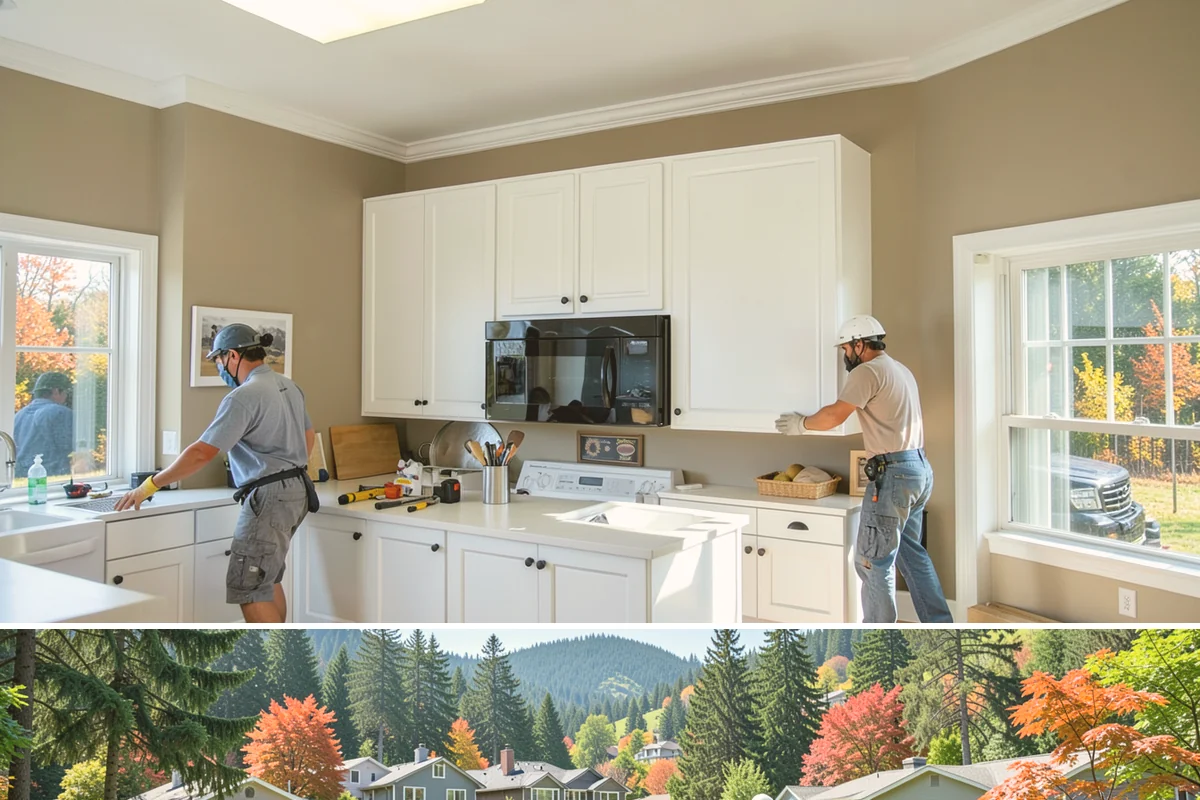 Venting Skylight Installation in Fircrest, Pierce County, WA - We install venting skylights during dry weather so the opening and flashing stay protected until sealed.