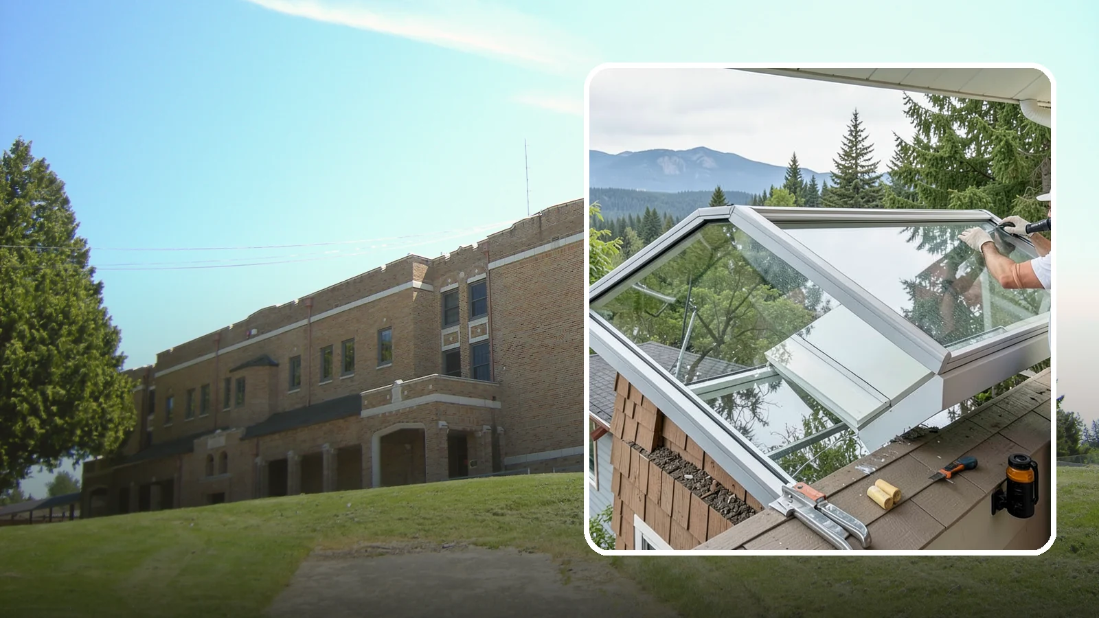 Venting Skylight Installation in Maple Valley, King County, WA - Operable skylights that add natural light and release heat and moisture from kitchens and baths.