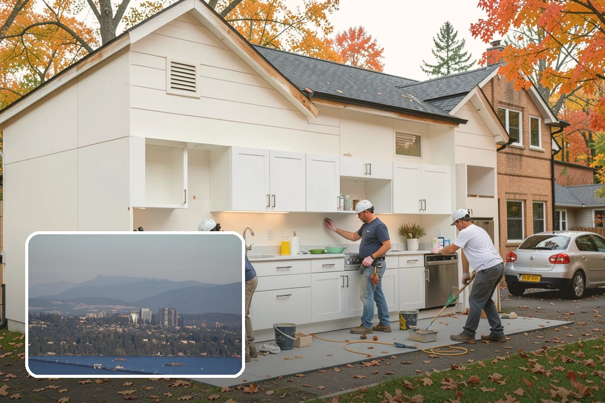 Venting Skylight Installation in Medina, King County, WA - Combines daylight with active ventilation
