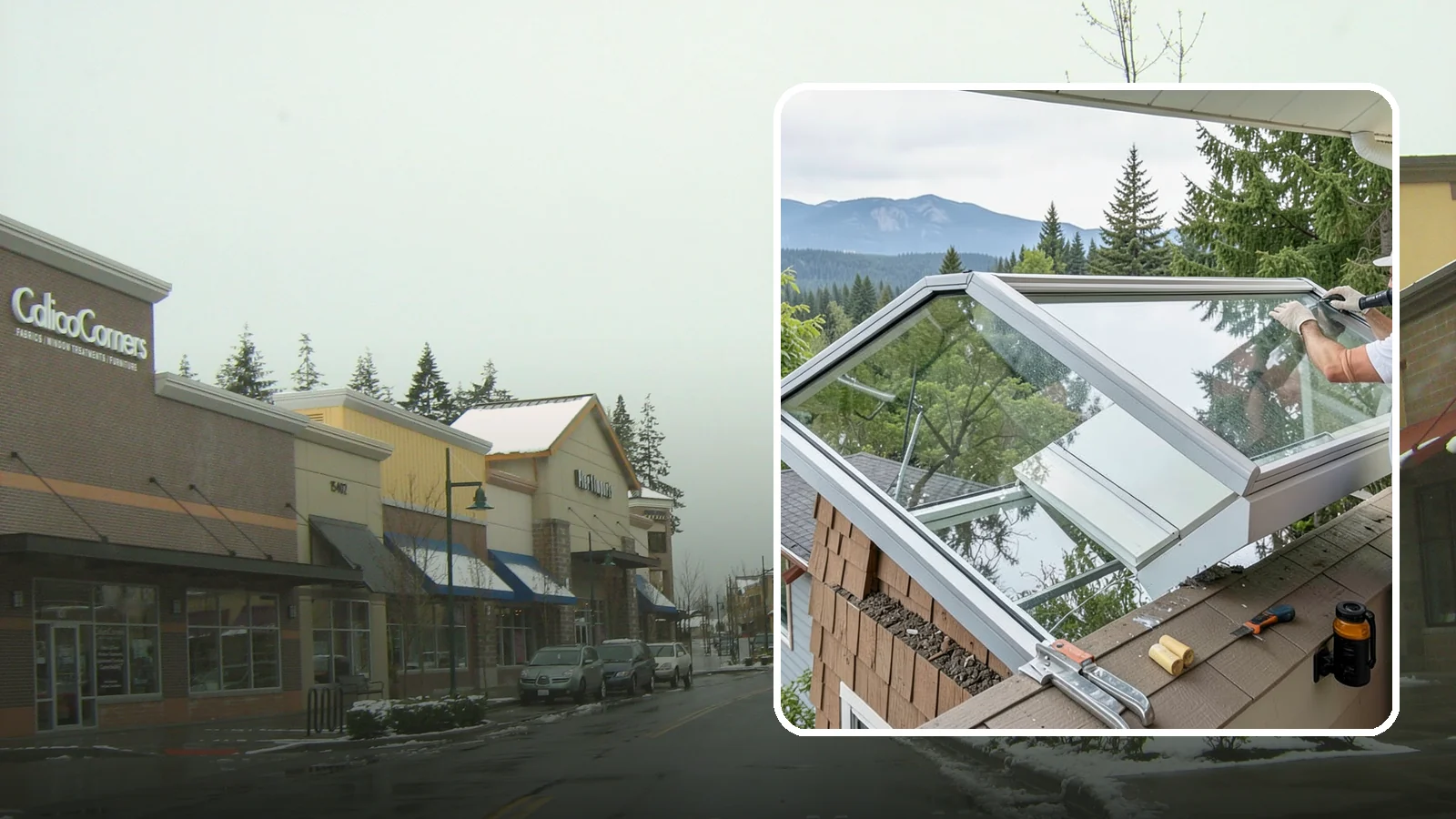 Venting Skylight Installation in Mill Creek, Snohomish County, WA - Operable skylights that add natural light and release heat and moisture from kitchens and baths.