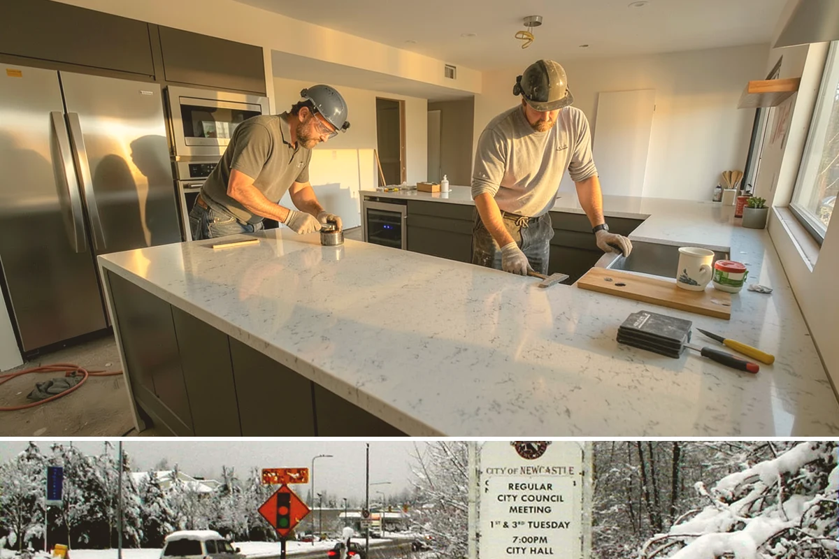Venting Skylight Installation in Newcastle, King County, WA - We install venting skylights during dry weather so the opening and flashing stay protected until sealed.