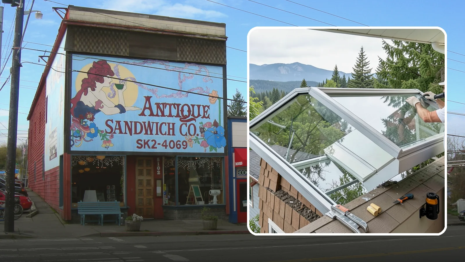 Venting Skylight Installation in Ruston, Pierce County, WA - Operable skylights that add natural light and release heat and moisture from kitchens and baths.