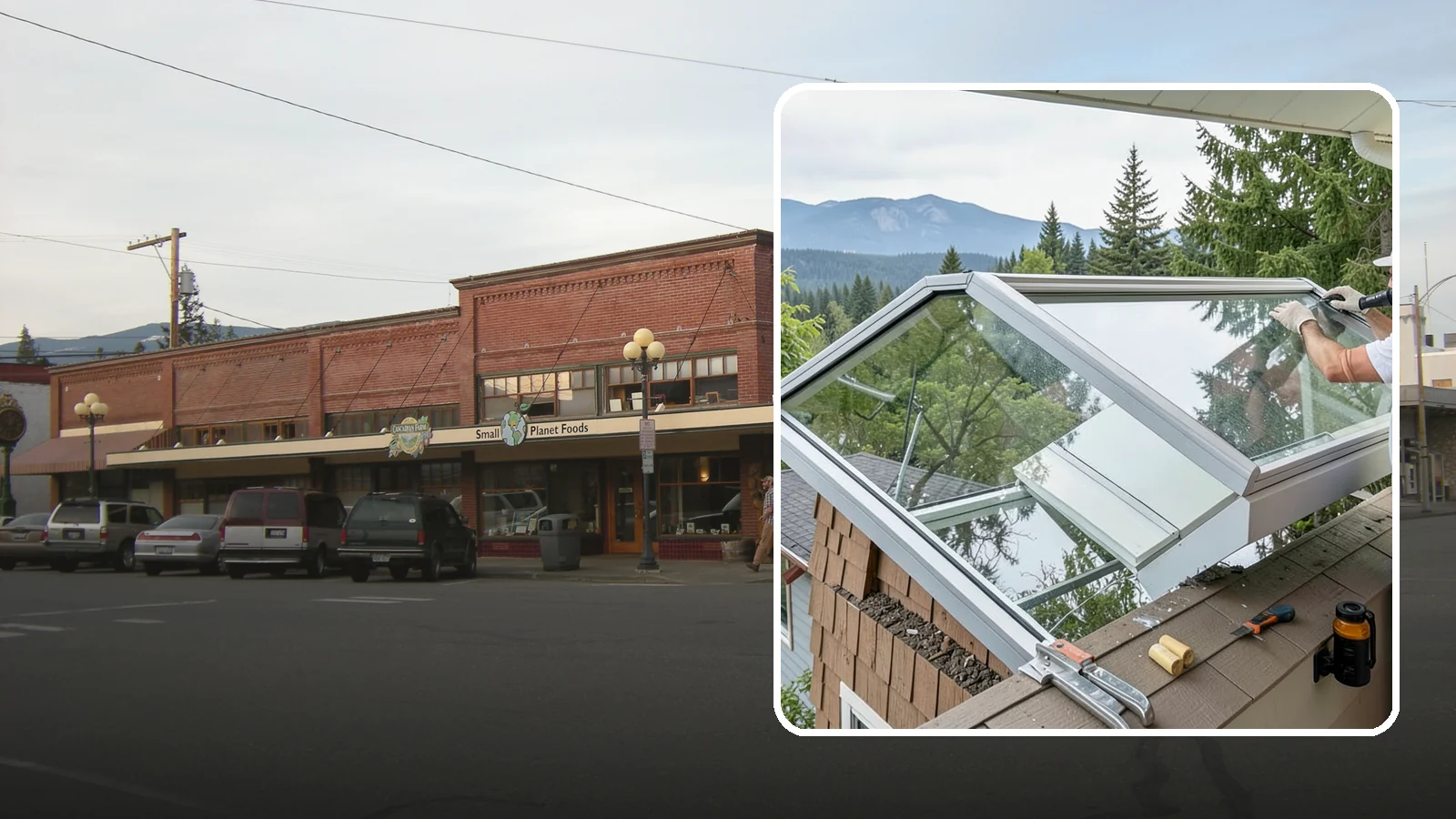 Venting Skylight Installation in Sedro-Woolley, Skagit County, WA - Operable skylights that add natural light and release heat and moisture from kitchens and baths.