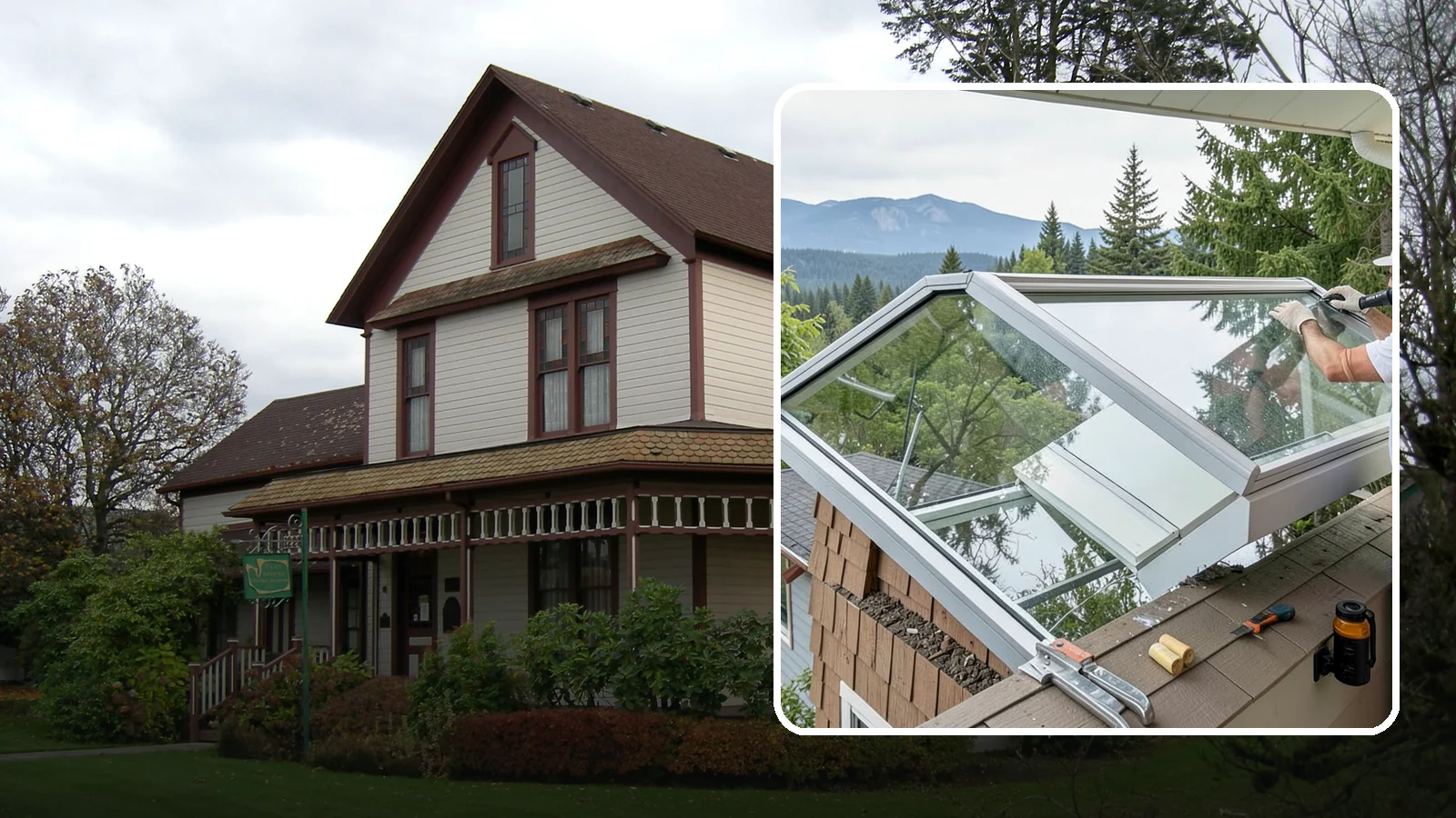 Venting Skylight Installation in Sumner, Pierce County, WA - Operable skylights that add natural light and release heat and moisture from kitchens and baths.