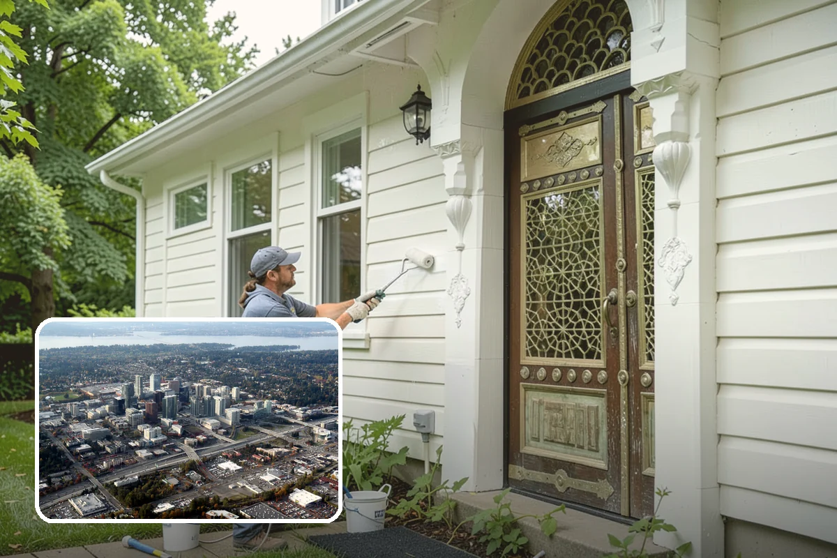 Vinyl Fence Installation in Bellevue, King County, WA - Never rots, warps, or needs staining