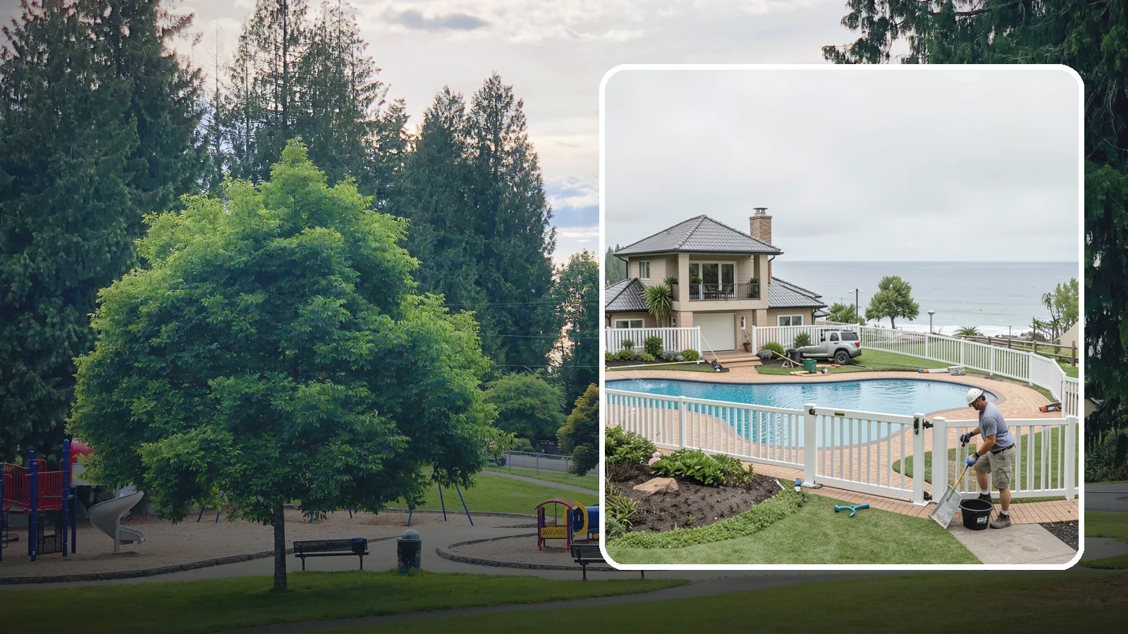 Vinyl Fence Installation in Bonney Lake, Pierce County, WA - A low-maintenance vinyl fence that resists rot, fading, and Northwest moisture without regular upkeep.