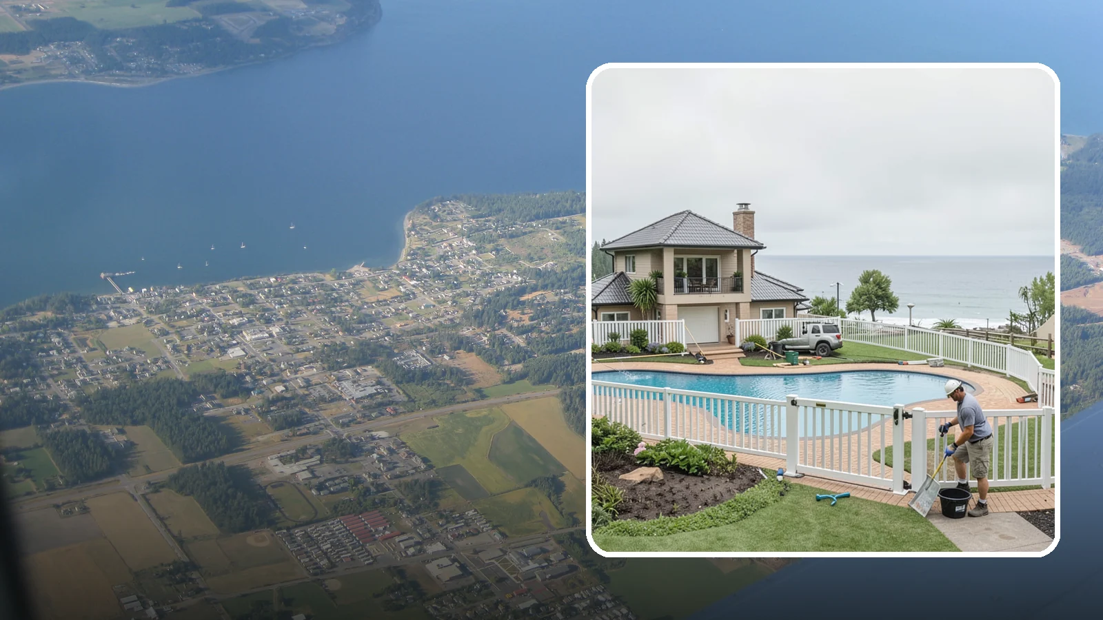 Vinyl Fence Installation in Coupeville, Island County, WA - A low-maintenance vinyl fence that resists rot, fading, and Northwest moisture without regular upkeep.