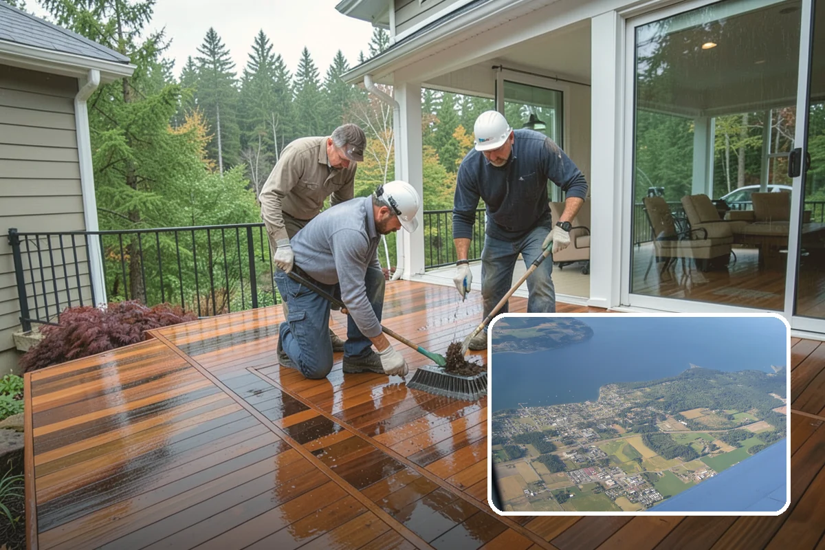 Vinyl Fence Installation in Coupeville, Island County, WA - Never rots, warps, or needs staining