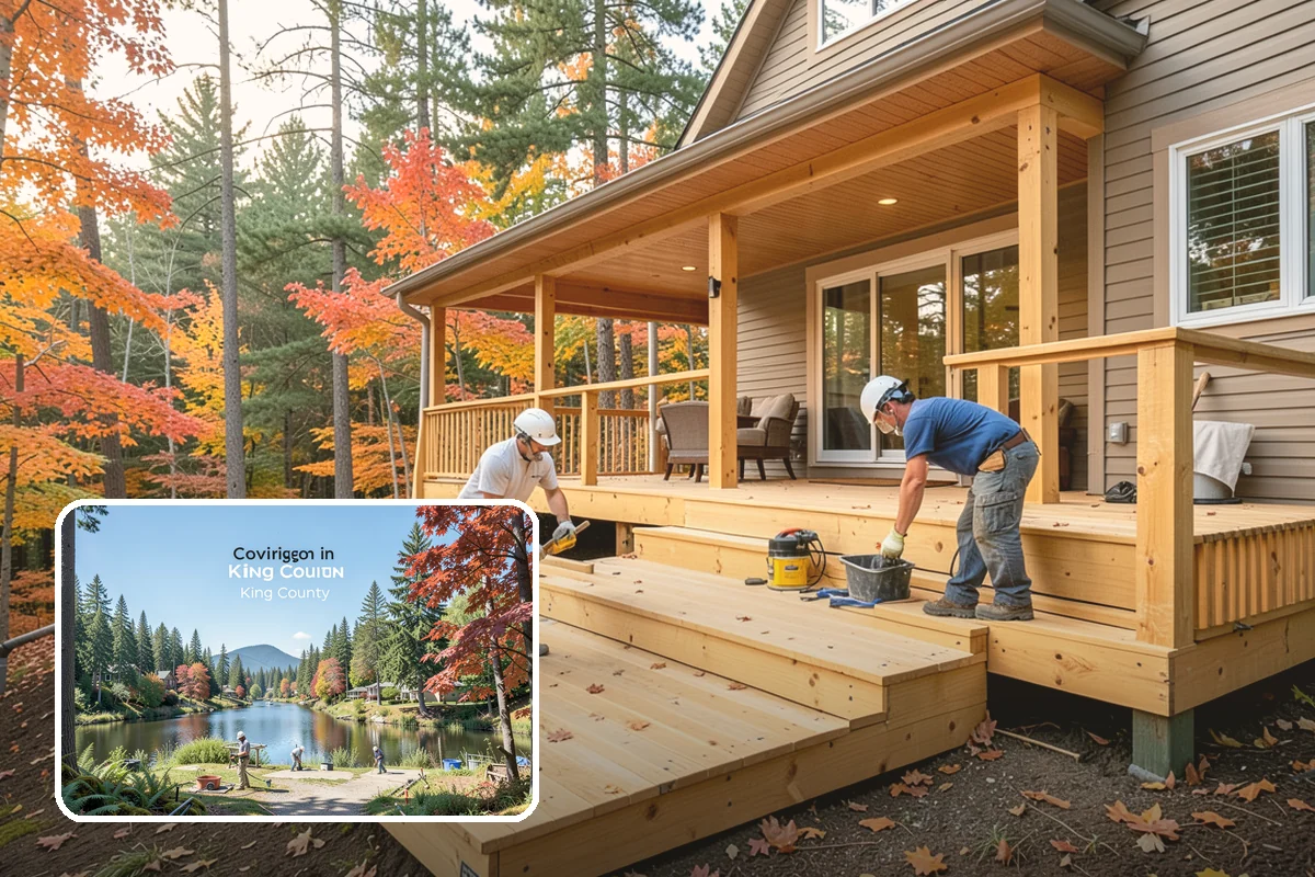 Vinyl Fence Installation in Covington, King County, WA - Never rots, warps, or needs staining
