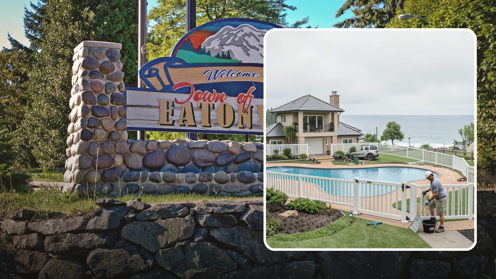 Vinyl Fence Installation in Eatonville, Pierce County, WA - A low-maintenance vinyl fence that resists rot, fading, and Northwest moisture without regular upkeep.