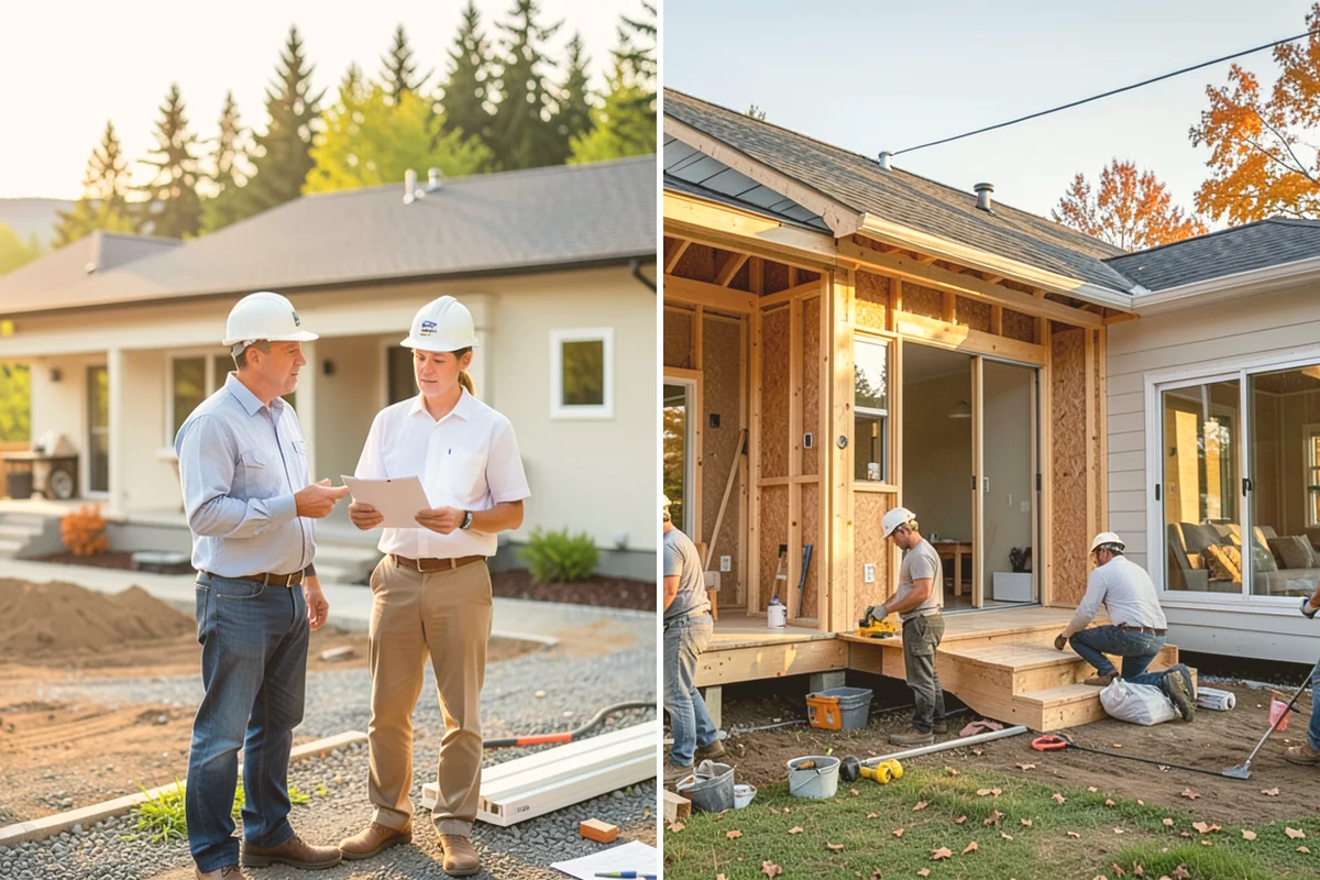 Vinyl Fence Installation in Eatonville, Pierce County, WA - Lay out the run and verify property boundaries