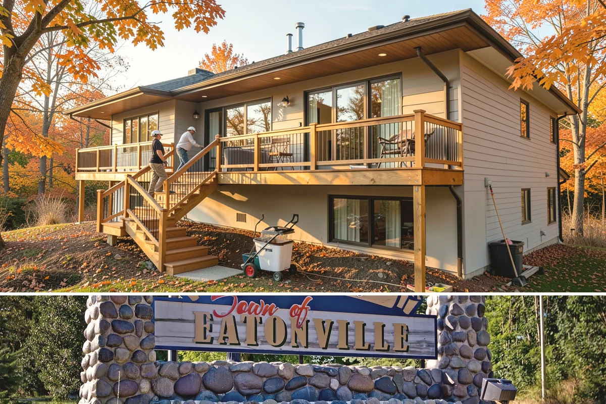 Vinyl Fence Installation in Eatonville, Pierce County, WA - Summer installation ensures footings set solidly before winter storms test the fence.