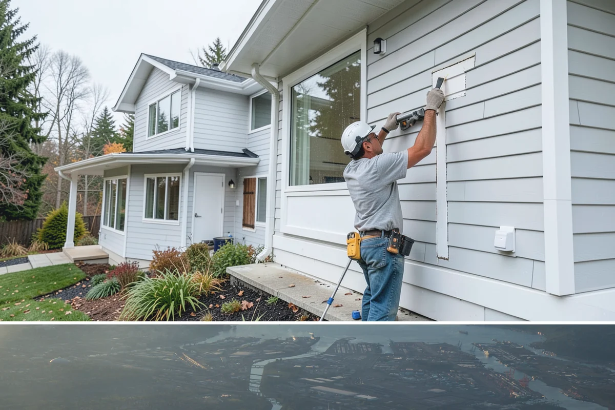 Vinyl Fence Installation in Fife, Pierce County, WA - Summer installation ensures footings set solidly before winter storms test the fence.