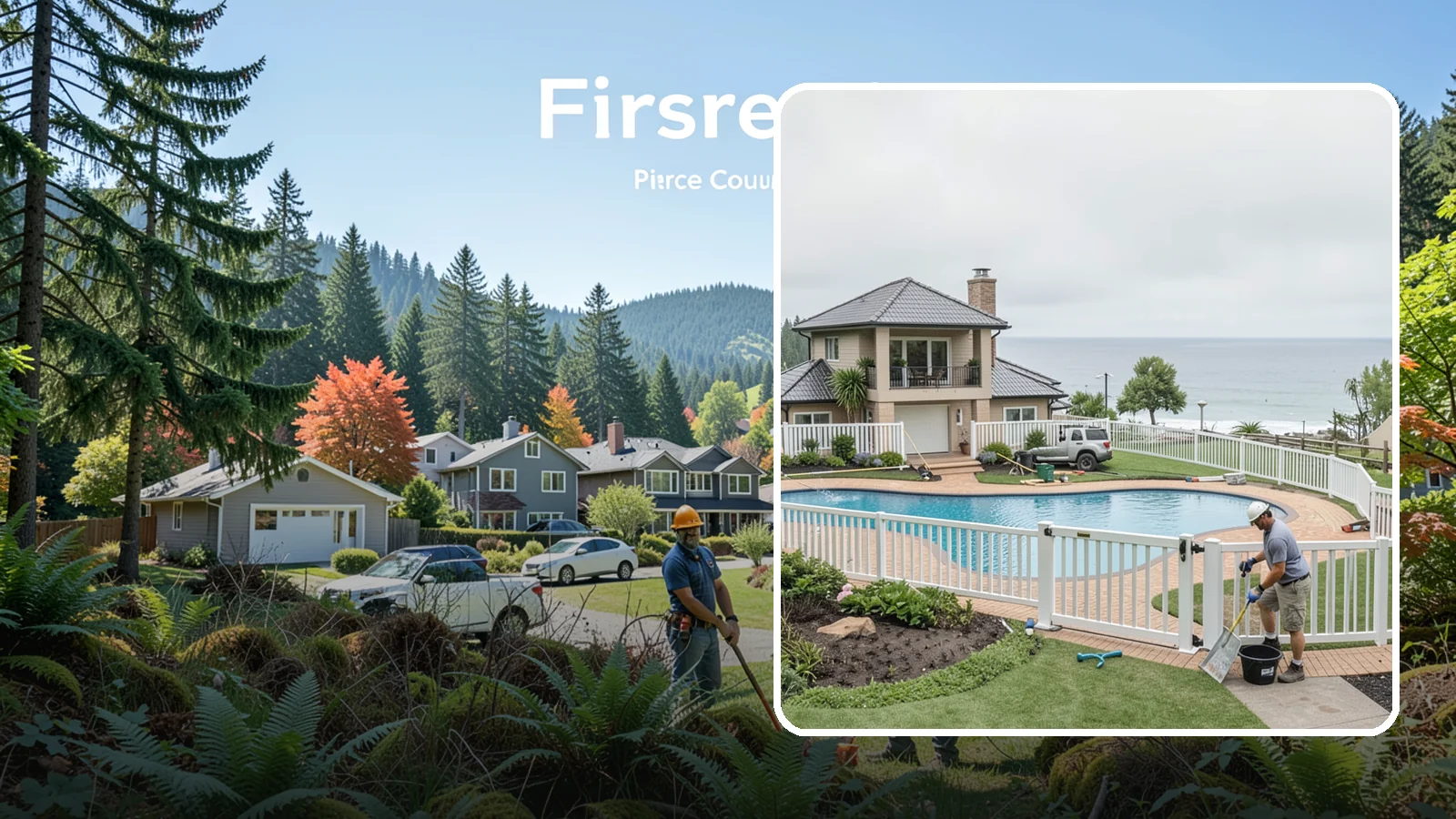Vinyl Fence Installation in Fircrest, Pierce County, WA - A low-maintenance vinyl fence that resists rot, fading, and Northwest moisture without regular upkeep.