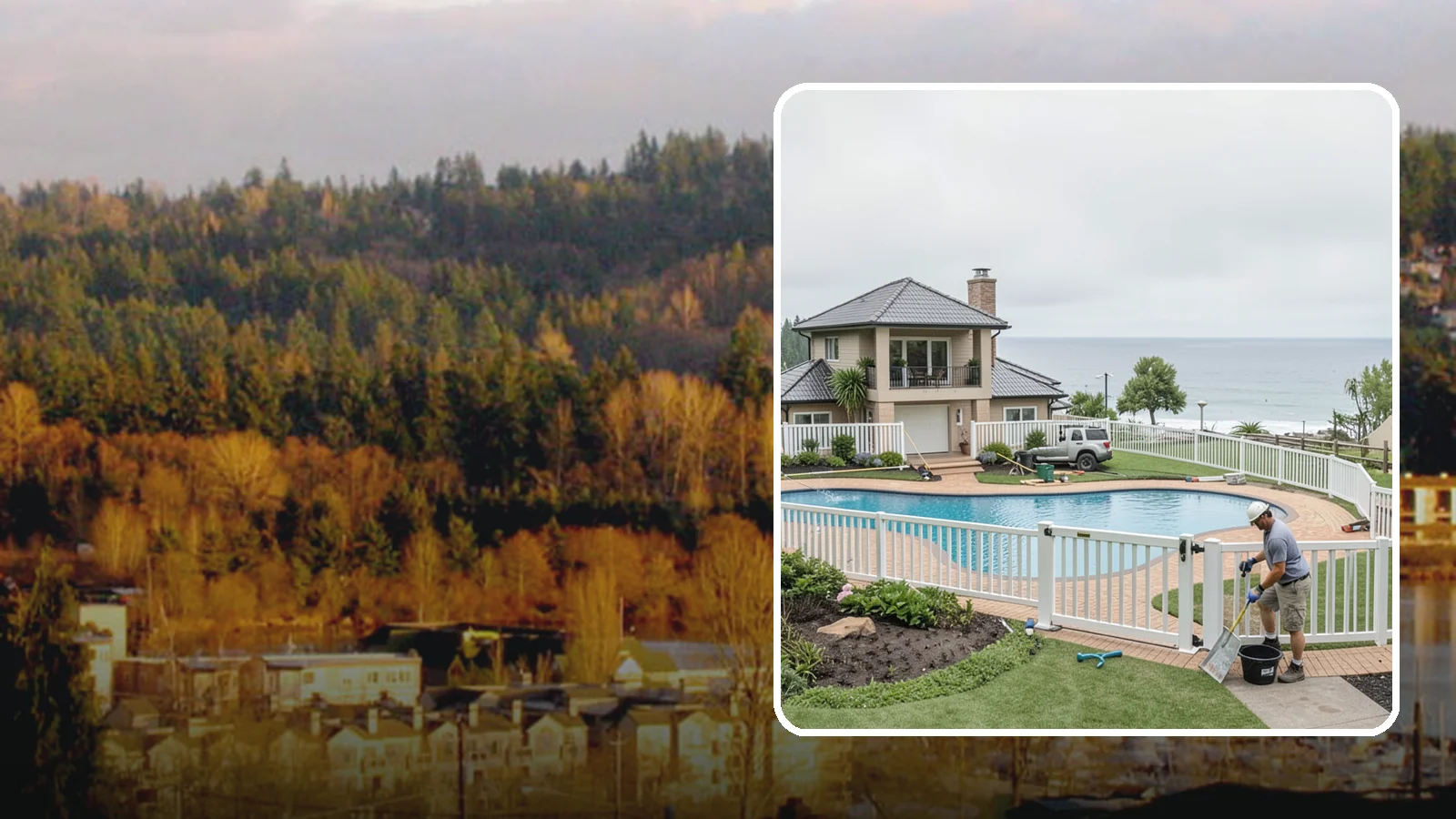 Vinyl Fence Installation in Kenmore, King County, WA - A low-maintenance vinyl fence that resists rot, fading, and Northwest moisture without regular upkeep.