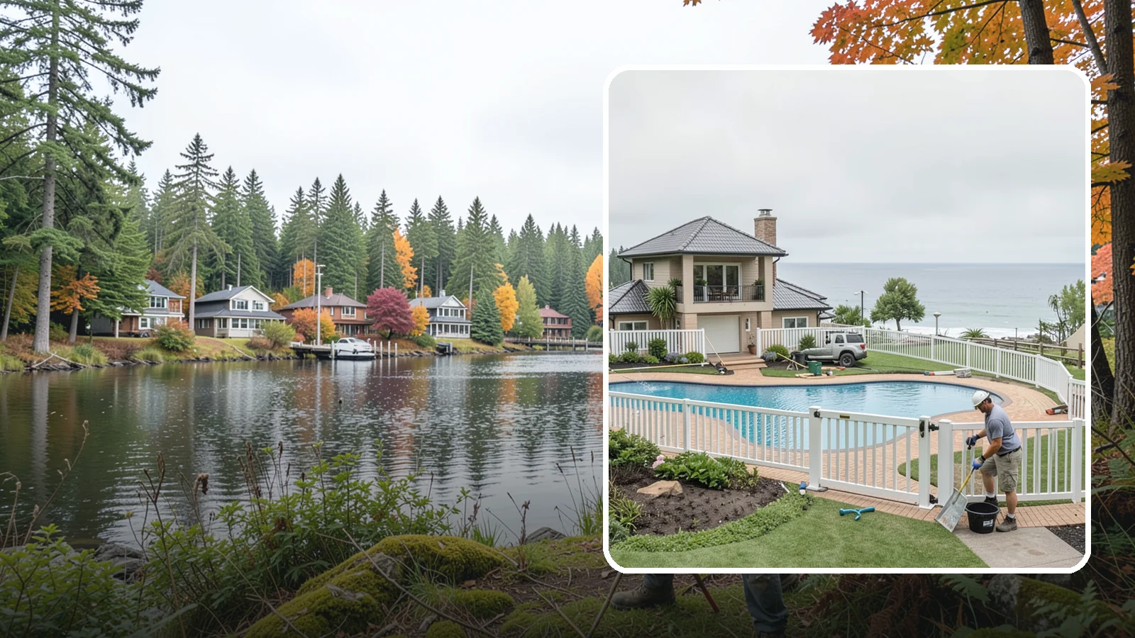 Vinyl Fence Installation in La Conner, Skagit County, WA - A low-maintenance vinyl fence that resists rot, fading, and Northwest moisture without regular upkeep.