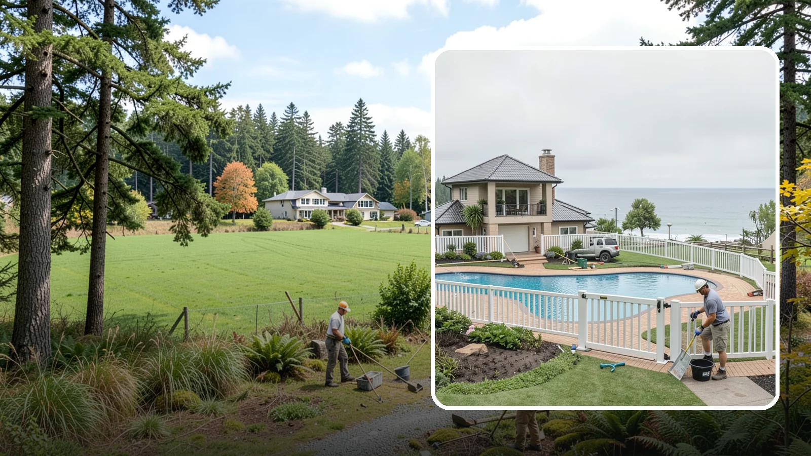 Vinyl Fence Installation in Lyman, Skagit County, WA - A low-maintenance vinyl fence that resists rot, fading, and Northwest moisture without regular upkeep.