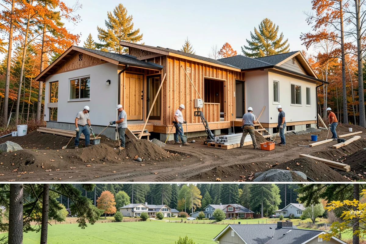 Vinyl Fence Installation in Lyman, Skagit County, WA - Summer installation ensures footings set solidly before winter storms test the fence.