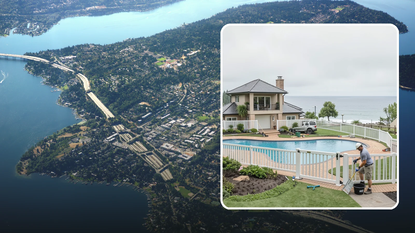 Vinyl Fence Installation in Mercer Island, King County, WA - A low-maintenance vinyl fence that resists rot, fading, and Northwest moisture without regular upkeep.