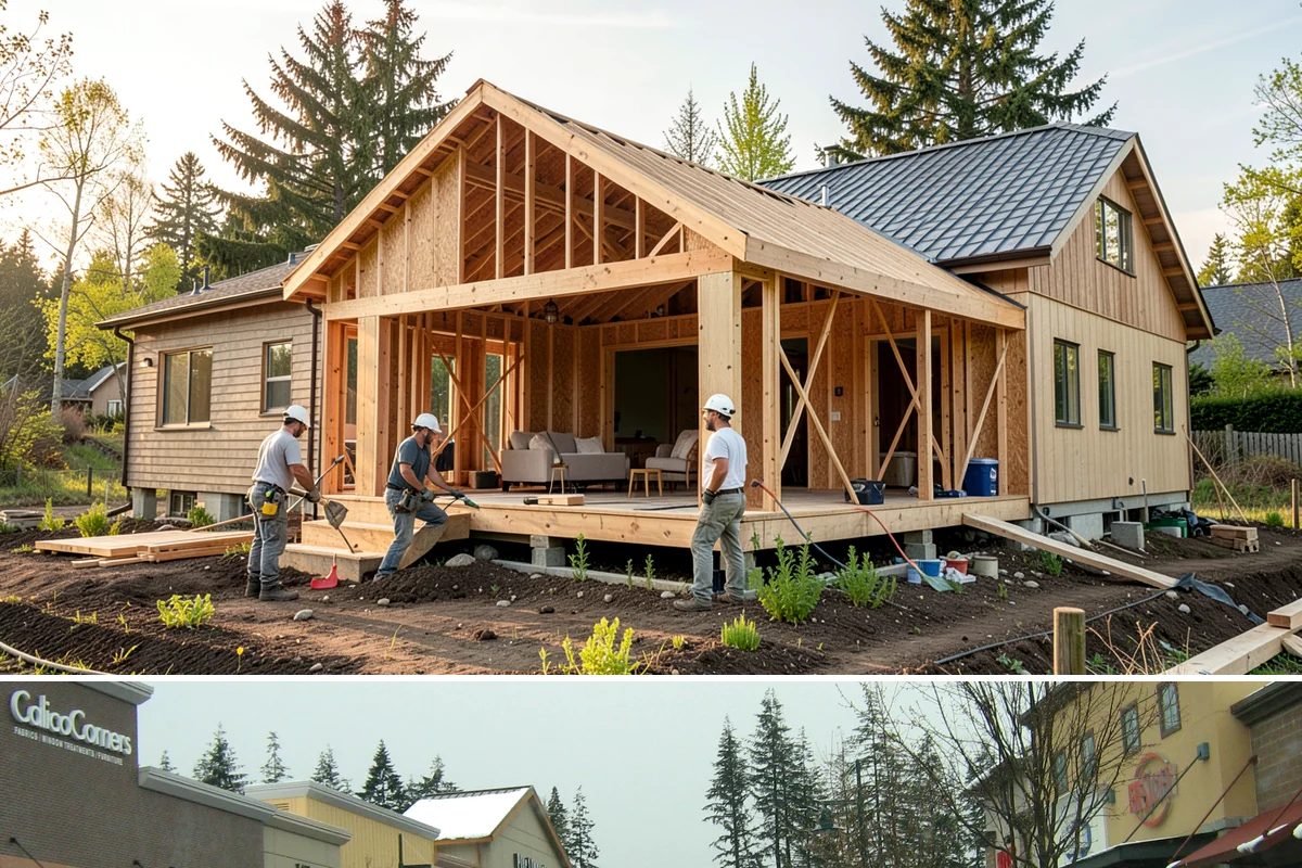 Vinyl Fence Installation in Mill Creek, Snohomish County, WA - Summer installation ensures footings set solidly before winter storms test the fence.