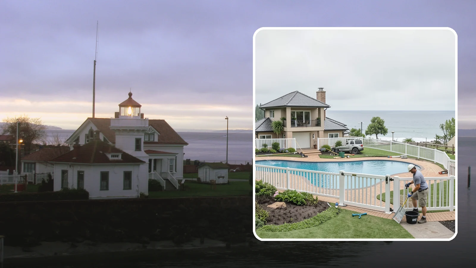 Vinyl Fence Installation in Mukilteo, Snohomish County, WA - A low-maintenance vinyl fence that resists rot, fading, and Northwest moisture without regular upkeep.