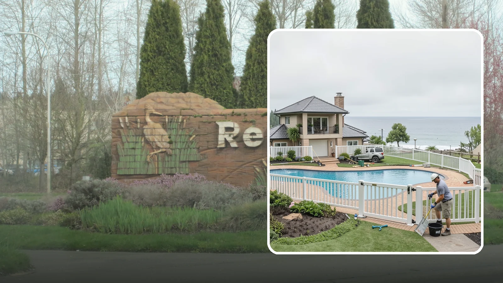 Vinyl Fence Installation in Renton, King County, WA - A low-maintenance vinyl fence that resists rot, fading, and Northwest moisture without regular upkeep.