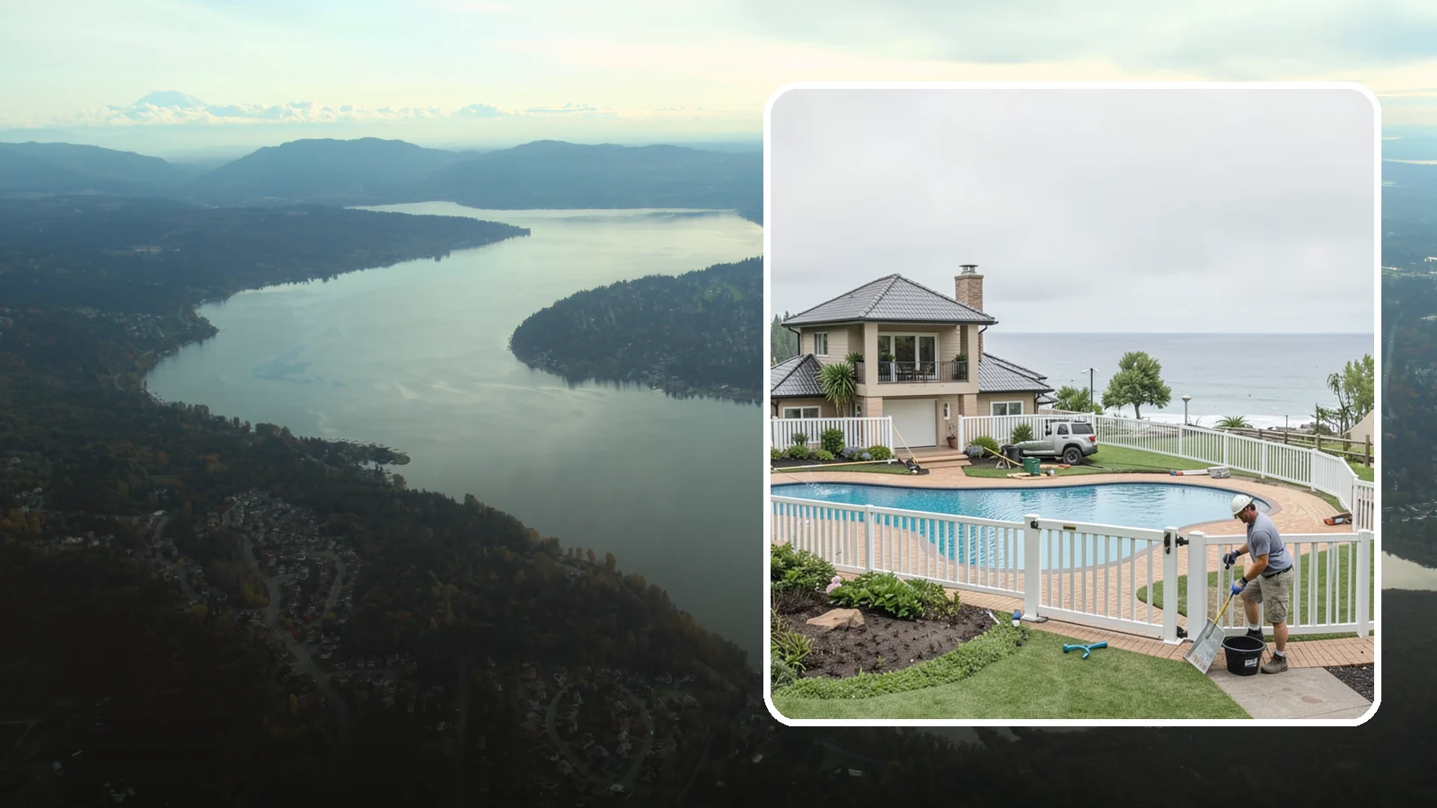 Vinyl Fence Installation in Sammamish, King County, WA - A low-maintenance vinyl fence that resists rot, fading, and Northwest moisture without regular upkeep.