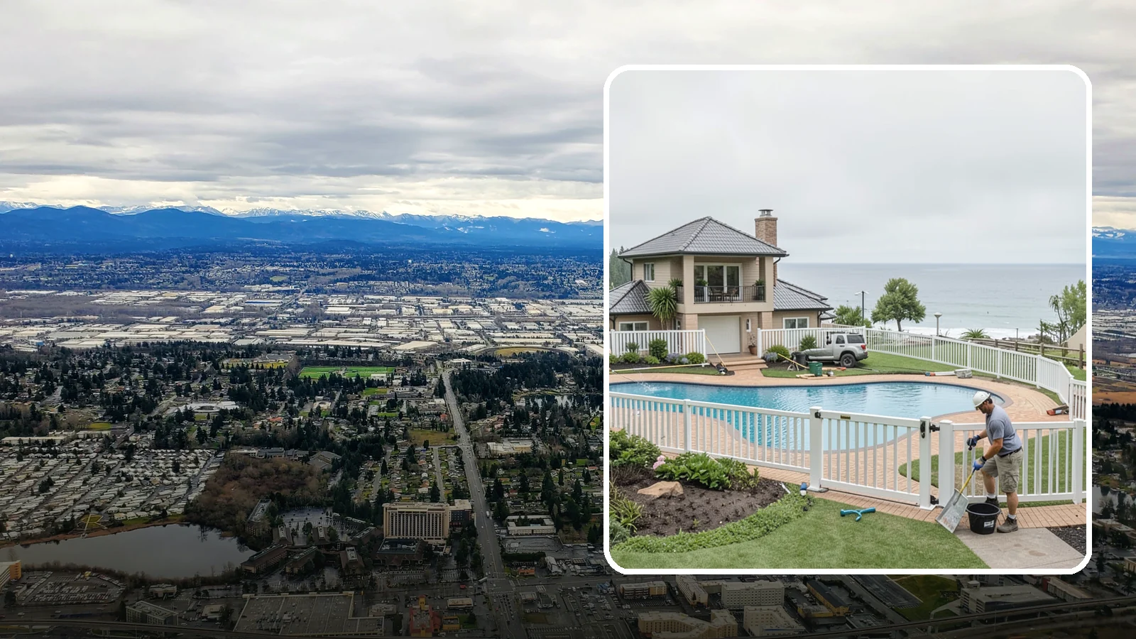 Vinyl Fence Installation in SeaTac, King County, WA - A low-maintenance vinyl fence that resists rot, fading, and Northwest moisture without regular upkeep.
