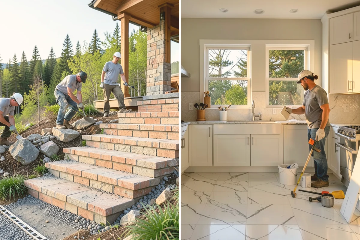Vinyl Sheet Flooring in Bothell, King County, WA - Measure and template the room precisely