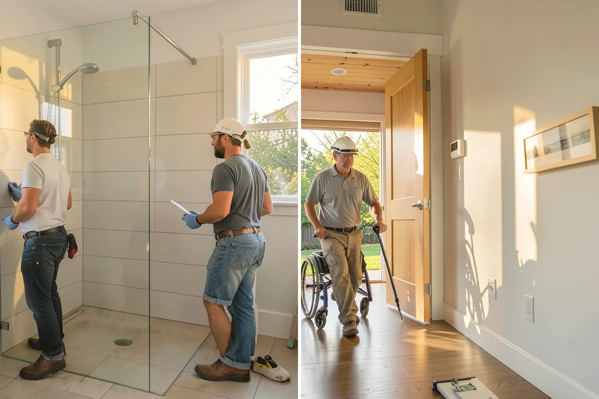 Vinyl Sheet Flooring in Burien, King County, WA - Measure and template the room precisely