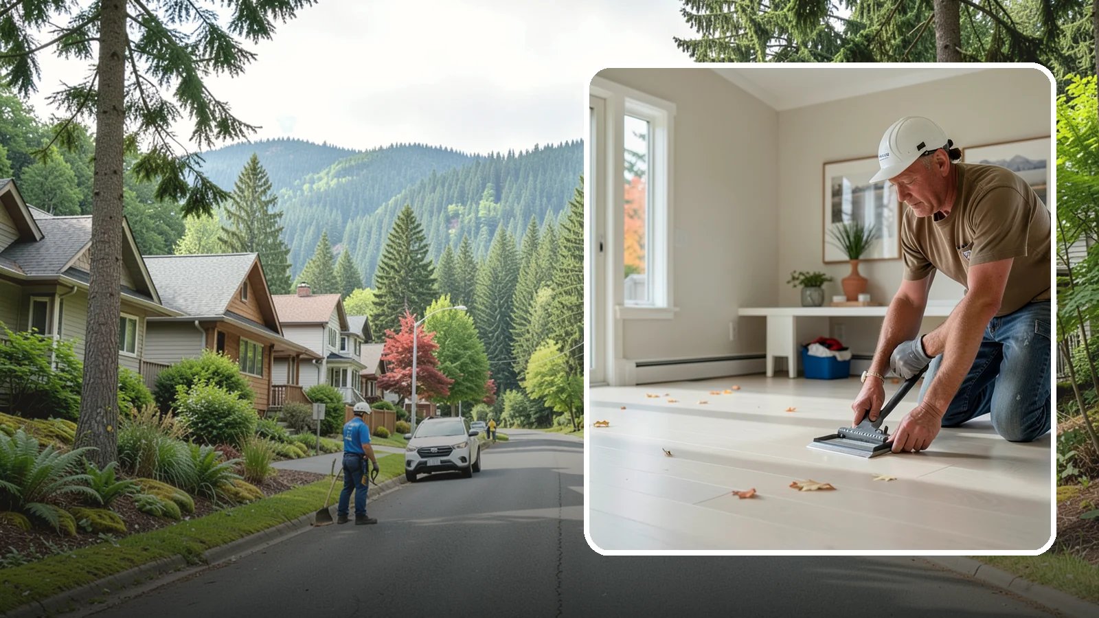 Vinyl Sheet Flooring in Darrington, Snohomish County, WA - Seamless vinyl sheet flooring that offers waterproof protection with almost no seams for moisture to reach.