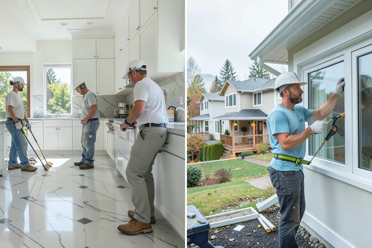 Vinyl Sheet Flooring in Des Moines, King County, WA - Measure and template the room precisely