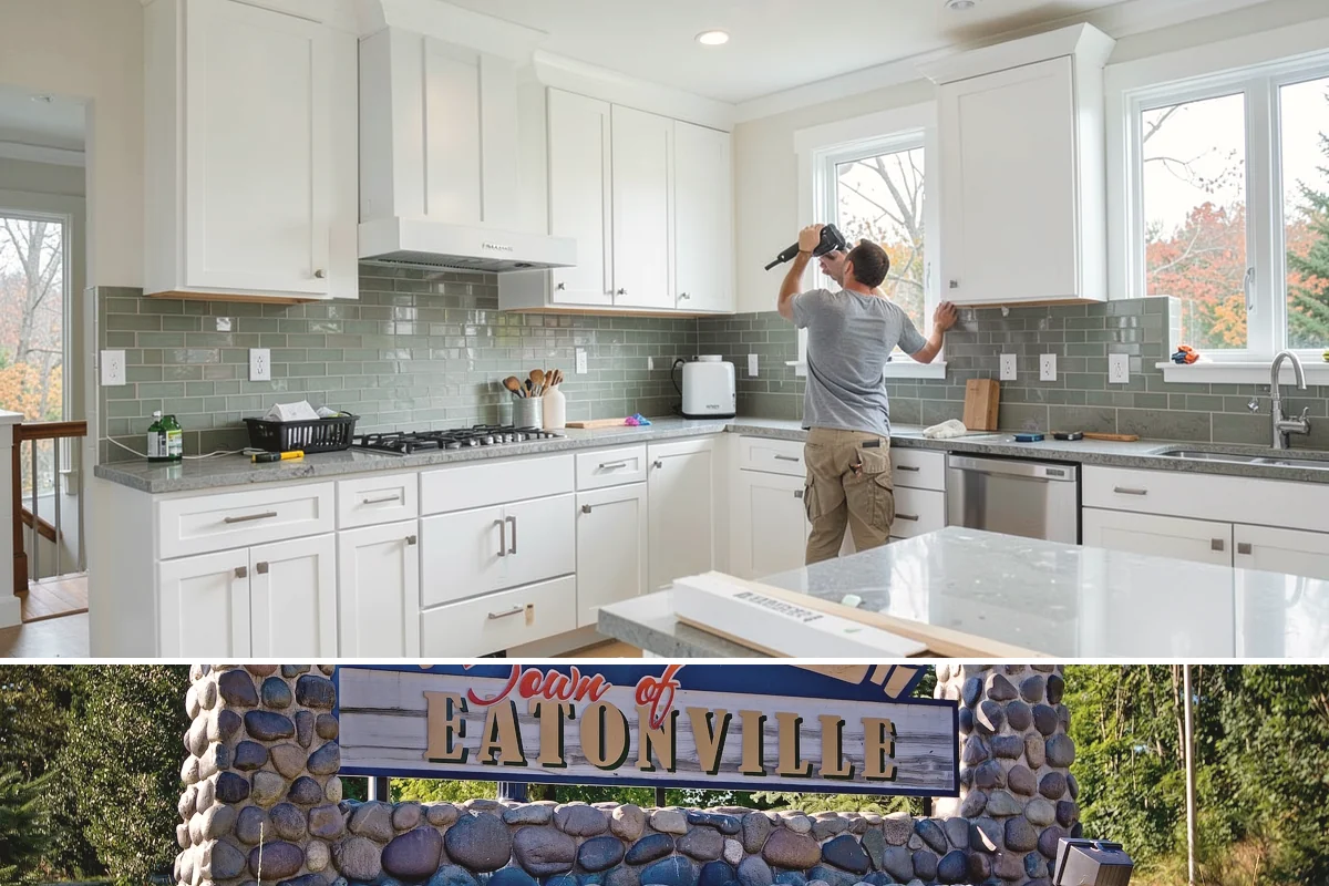 Vinyl Sheet Flooring in Eatonville, Pierce County, WA - Vinyl sheet installs dependably in every season, including damp winters, thanks to its waterproof construction.