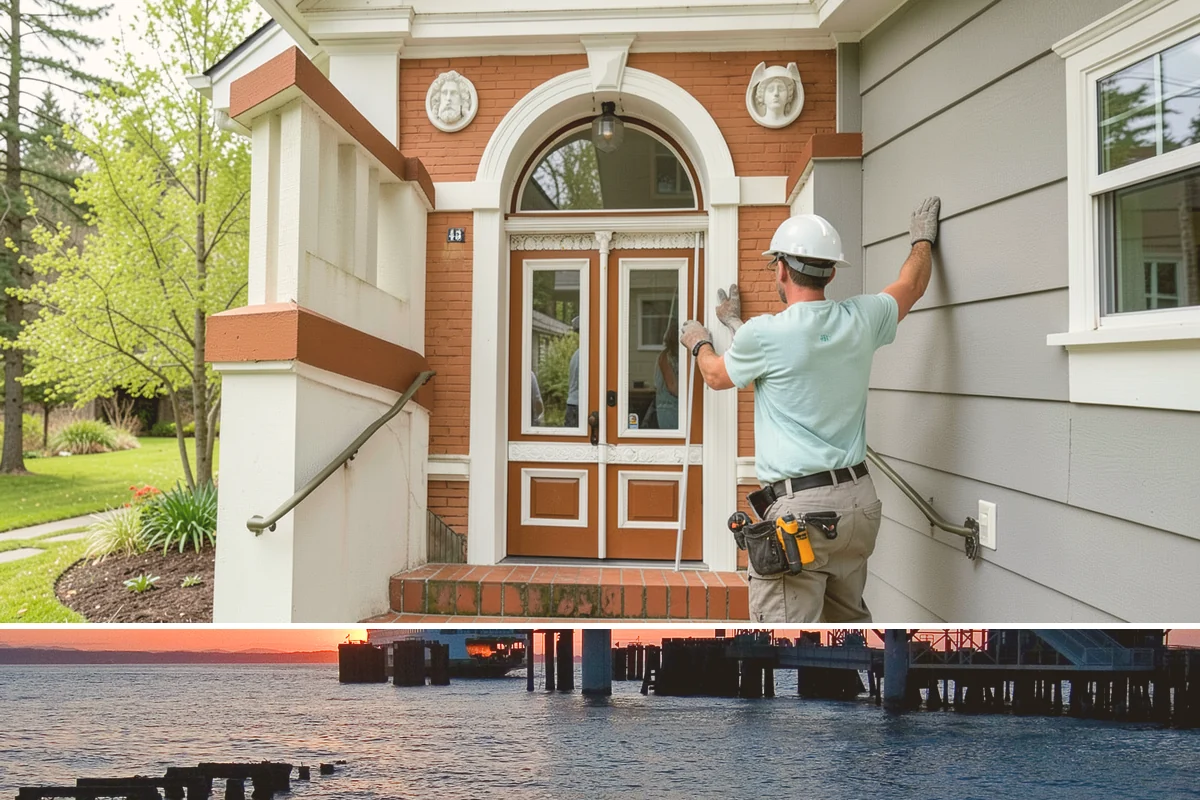 Vinyl Sheet Flooring in Edmonds, Snohomish County, WA - Vinyl sheet installs dependably in every season, including damp winters, thanks to its waterproof construction.
