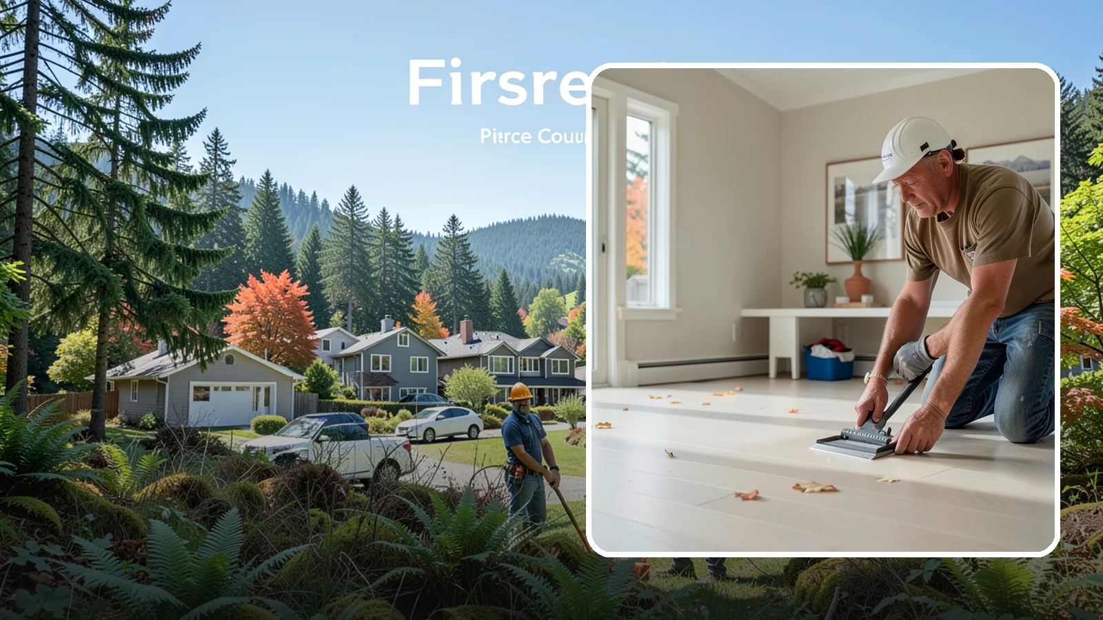 Vinyl Sheet Flooring in Fircrest, Pierce County, WA - Seamless vinyl sheet flooring that offers waterproof protection with almost no seams for moisture to reach.