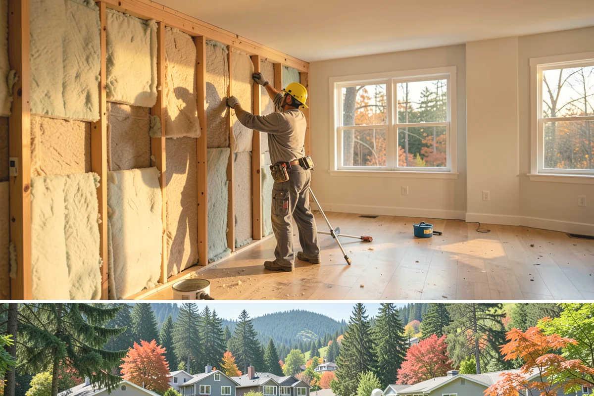 Vinyl Sheet Flooring in Fircrest, Pierce County, WA - Vinyl sheet installs dependably in every season, including damp winters, thanks to its waterproof construction.