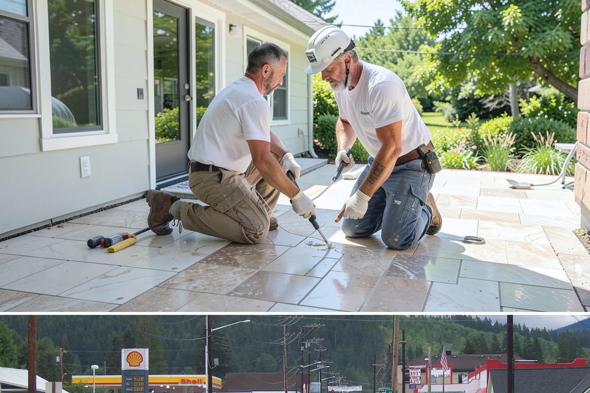 Vinyl Sheet Flooring in Granite Falls, Snohomish County, WA - Vinyl sheet installs dependably in every season, including damp winters, thanks to its waterproof construction.