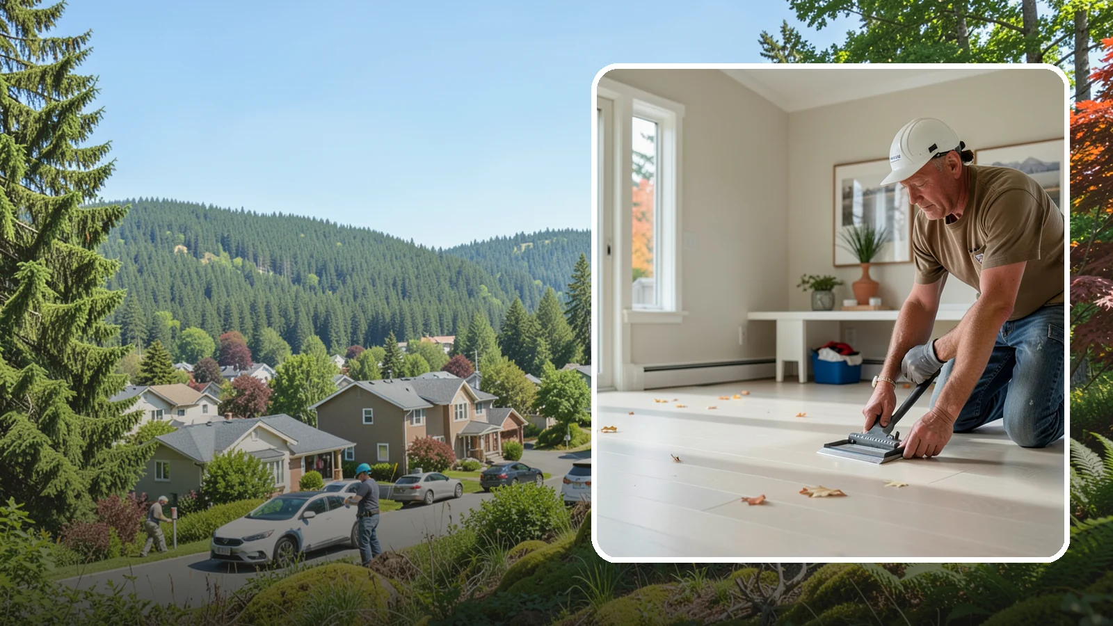 Vinyl Sheet Flooring in Index, Snohomish County, WA - Seamless vinyl sheet flooring that offers waterproof protection with almost no seams for moisture to reach.