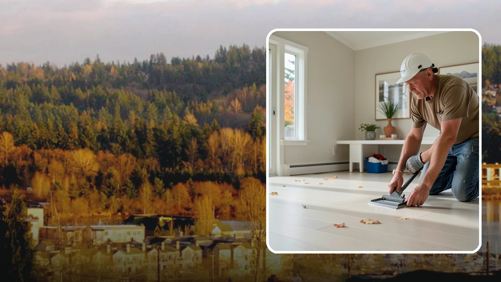 Vinyl Sheet Flooring in Kenmore, King County, WA - Seamless vinyl sheet flooring that offers waterproof protection with almost no seams for moisture to reach.