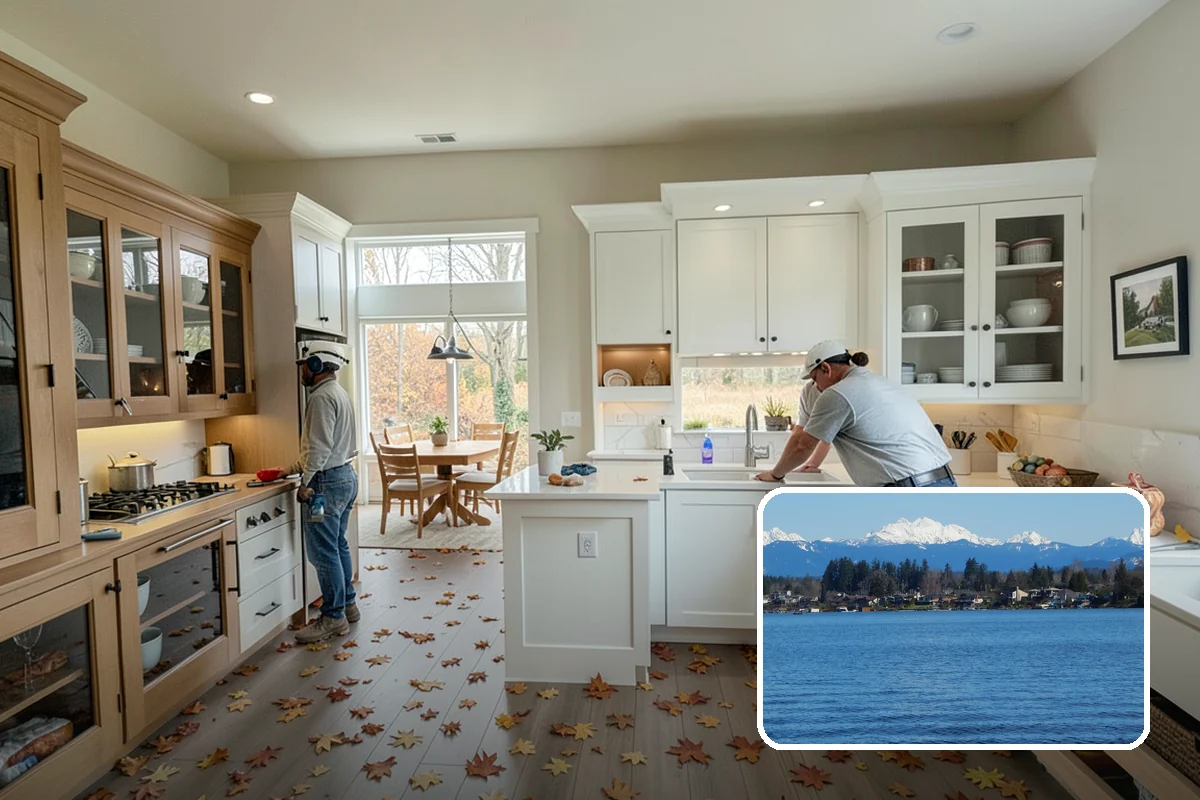 Vinyl Sheet Flooring in Lake Stevens, Snohomish County, WA - Nearly seamless, highly water-resistant surface