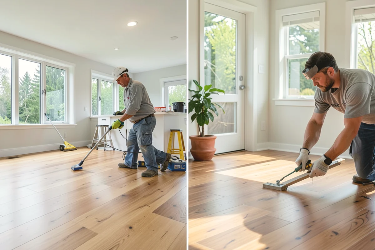 Vinyl Sheet Flooring in Lake Stevens, Snohomish County, WA - Measure and template the room precisely