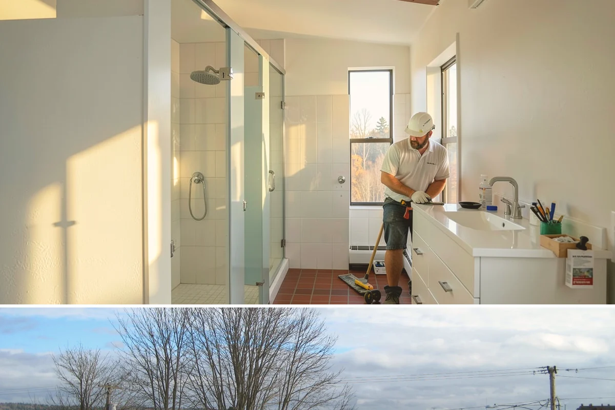 Vinyl Sheet Flooring in Langley, Island County, WA - Vinyl sheet installs dependably in every season, including damp winters, thanks to its waterproof construction.