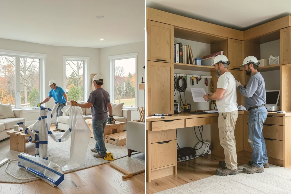 Vinyl Sheet Flooring in Lynnwood, Snohomish County, WA - Measure and template the room precisely