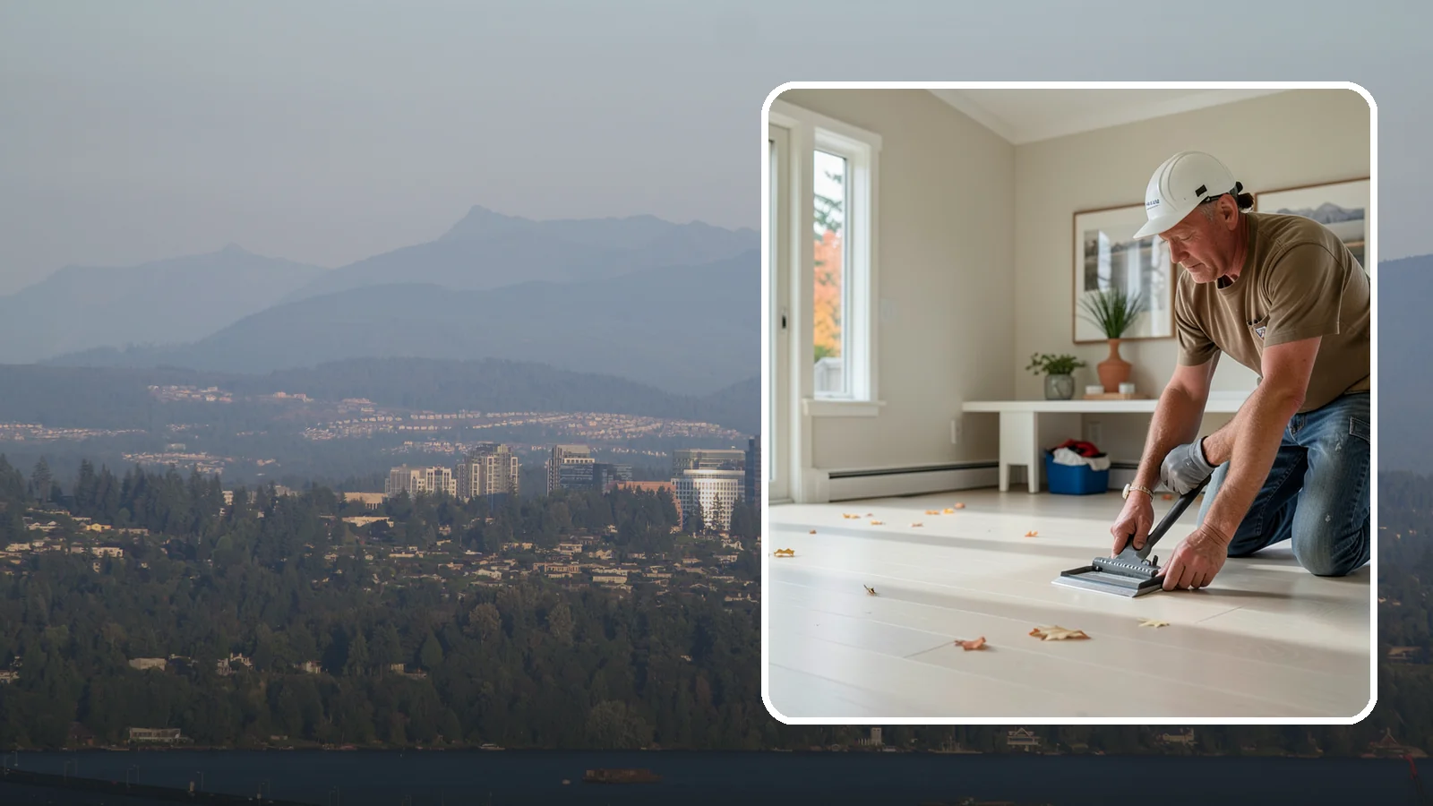 Vinyl Sheet Flooring in Medina, King County, WA - Seamless vinyl sheet flooring that offers waterproof protection with almost no seams for moisture to reach.